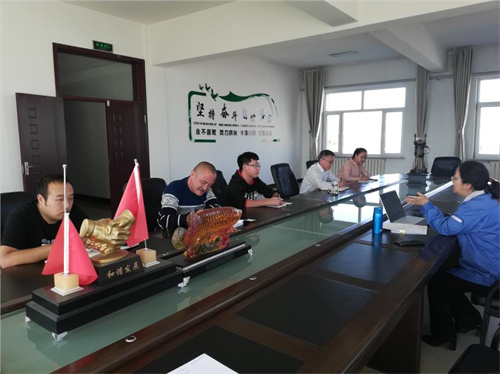 2019年10月北京中经科环质量认证赵老师来公司进行现场指导